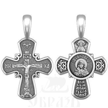 крест святая праведная елисавета, серебро 925 проба (арт. 33.018)